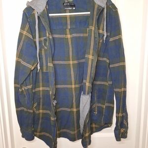 Empyre Blue and Green Hoodie Large